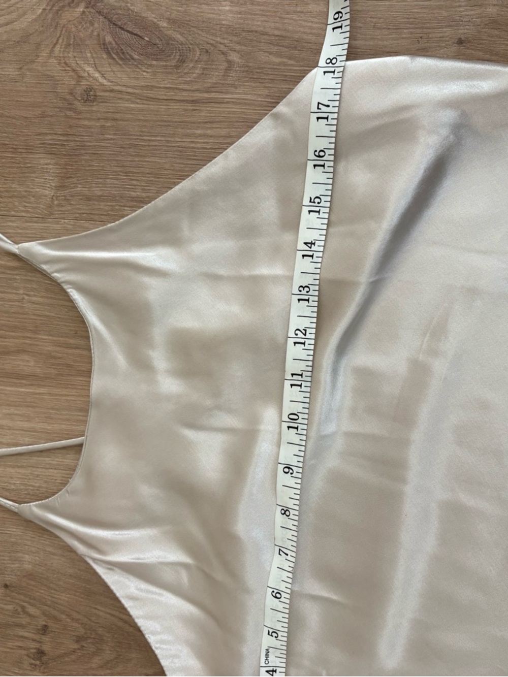 Rampage Satin Maxi Slip Dress in Champagne - Picture 7 of 8
